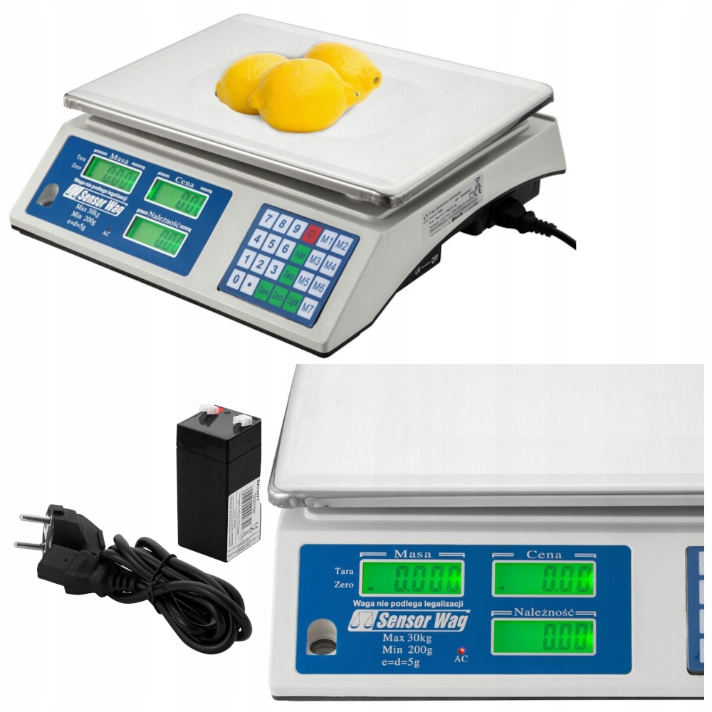 Sensorwag Shop Scale 30 kg x 5 g